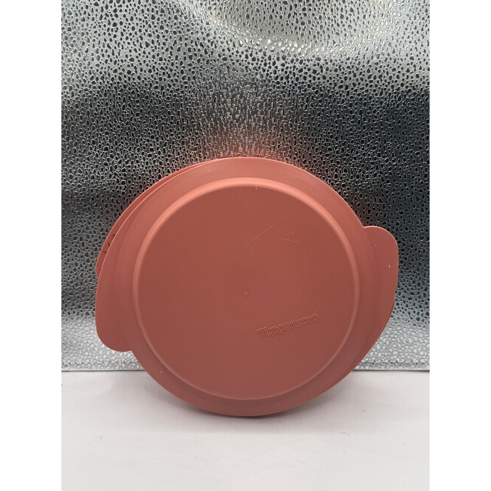 Tupperware Microwave Reheatable Cereal‎ Bowl with Lid Terracotta Color